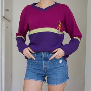 Winnie the Pooh - Pink + Purple Sweater